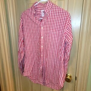 Mens sz S Brooks Brothers Red White checked Preppy Shirt 346 Original Polo